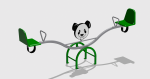 Balansoar Doua Persoane - Figurina Panda B.02.02