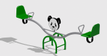 Balansoar Doua Persoane - Figurina Panda B.02.02 - imagine 2
