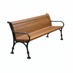Banca parc (picioare fonta) rigle din pin BF.03