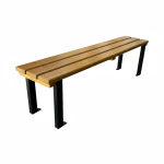 Banca parc fara spatar, rigle pin BFS.01