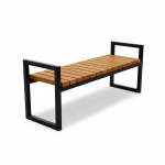 Banca parc fara spatar, rigle pin BFS.02