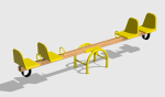 Balansoar Patru Persoane - Lemn BL.02