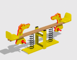 Balansoar Lemn cu Arc - Caluti BLA.01