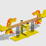 Balansoar Lemn cu Arc - Caluti BLA.01