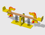 Balansoar Lemn cu Arc - Caluti BLA.01 - imagine 3