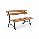 Banca parc (picioare teava) rigle pin BT.02
