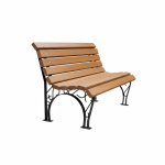 Banca parc (picioare profile) rigle pin BT.03