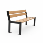 Banca parc (picioare teava) rigle pin BT.04
