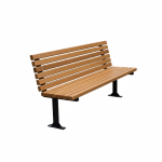 banca parc (picioare teava) rigle pin BT.05