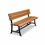 Banca parc (picioare teava) rigle pin BT.10