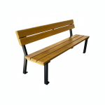 Banca parc (picioare teava) rigle pin BT.14