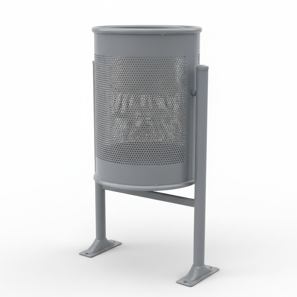 CG.60L V1 Cos Gunoi Metal CG.60L - imagine 1