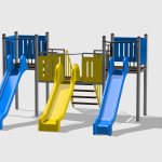 Complex de Joaca CJ.01.N – echipament de joacă pentru copii, imagine 1