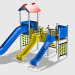 Complex de joaca CJ.03.N – echipament de joacă pentru copii, imagine 1