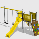 Complex de Joaca CJ.05.N – echipament de joacă pentru copii, imagine 1