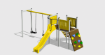 Complex de Joaca CJ.05.N – echipament de joacă pentru copii, imagine 1