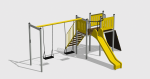 Complex de Joaca CJ.05.N – echipament de joacă pentru copii, imagine 3