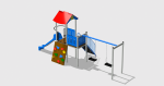 Complex de Joaca CJ.06.N – echipament de joacă pentru copii, imagine 3