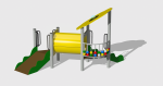 Complex de Joaca CJ.07.N – echipament de joacă pentru copii, imagine 3