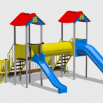 Complex de Joaca CJ.09.01.N – echipament de joacă pentru copii, imagine 1