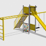 Complex de Joaca CJ.10.N – echipament de joacă pentru copii, imagine 1