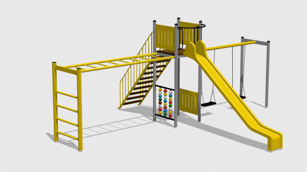 Complex de Joaca CJ.10.N – echipament de joacă pentru copii, imagine 1