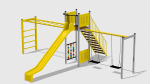 Complex de Joaca CJ.10.N – echipament de joacă pentru copii, imagine 4