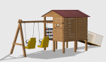 Complex de Joaca CJ.14.03.N – echipament de joacă pentru copii, imagine 3