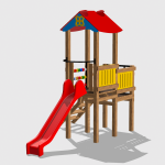 Complex de Joaca CJ.17.01.N – echipament de joacă pentru copii, imagine 1