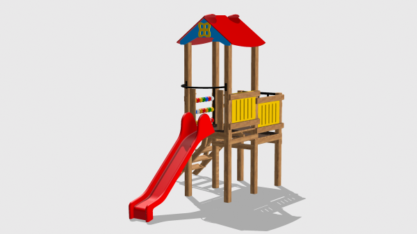 Complex de Joaca CJ.17.01.N – echipament de joacă pentru copii, imagine 1