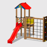 Complex de Joaca CJ.17.N – echipament de joacă pentru copii, imagine 1