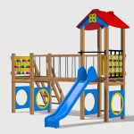Complex de Joaca CJ.18.N – echipament de joacă pentru copii, imagine 1
