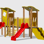 Complex de Joaca CJ.20.01.N – echipament de joacă pentru copii, imagine 1