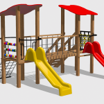 Complex de Joaca CJ.20.02.N – echipament de joacă pentru copii, imagine 1