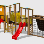 Complex de Joaca CJ.20.N – echipament de joacă pentru copii, imagine 1