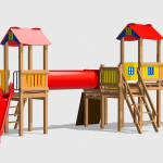 Complex de Joaca CJ.22.N – echipament de joacă pentru copii, imagine 1