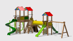 Complex de Joaca CJ.25.N – echipament de joacă pentru copii, imagine 3