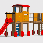 Complex de Joaca CJ.27.02.N – echipament de joacă pentru copii, imagine 1