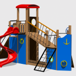 Complex de Joaca CJ.28.01N – echipament de joacă pentru copii, imagine 1