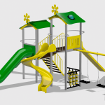 Complex de Joaca CJ.30.N – echipament de joacă pentru copii, imagine 1