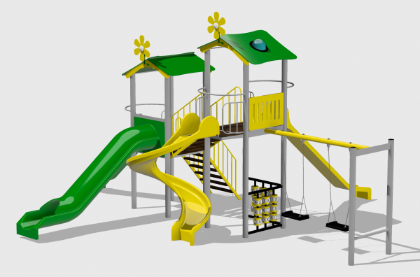 Complex de Joaca CJ.30.N – echipament de joacă pentru copii, imagine 1