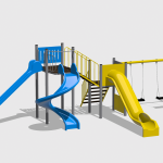 Complex de Joaca CJ.32.N – echipament de joacă pentru copii, imagine 1