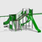 Complex de Joaca CJ.33.N – echipament de joacă pentru copii, imagine 1