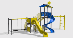 Complex de Joaca CJ.35.N – echipament de joacă pentru copii, imagine 4