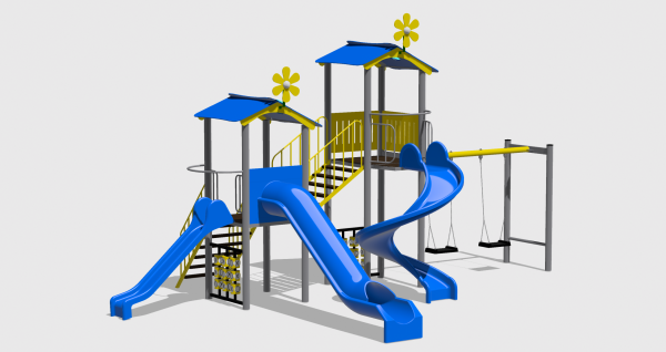 Complex de Joaca CJ.36.N – echipament de joacă pentru copii, imagine 1