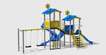 Complex de Joaca CJ.36.N – echipament de joacă pentru copii, imagine 3