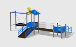Complex de Joaca CJ.49.N – echipament de joacă pentru copii, imagine 4