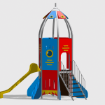 Complex de Joaca CJ.50.N – echipament de joacă pentru copii, imagine 1