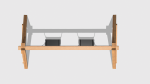 Hinta lemn 2 scaune HL.01.01 - imagine 2