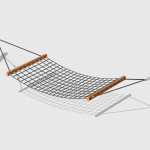 Hamac parc cu franghie armata HM.01